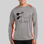 Long Sleeve Heather Colorblock Contender ™ Tee Thumbnail