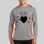 Long Sleeve Heather Colorblock Contender ™ Tee Thumbnail