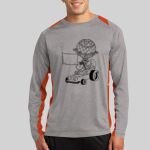 Long Sleeve Heather Colorblock Contender ™ Tee Thumbnail