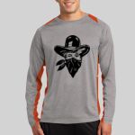 Long Sleeve Heather Colorblock Contender ™ Tee Thumbnail