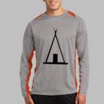 Long Sleeve Heather Colorblock Contender ™ Tee Thumbnail