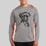 Long Sleeve Heather Colorblock Contender ™ Tee Thumbnail