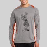 Long Sleeve Heather Colorblock Contender ™ Tee Thumbnail