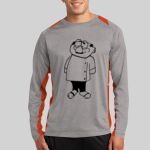 Long Sleeve Heather Colorblock Contender ™ Tee Thumbnail