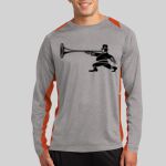Long Sleeve Heather Colorblock Contender ™ Tee Thumbnail