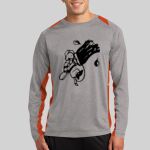 Long Sleeve Heather Colorblock Contender ™ Tee Thumbnail