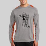 Long Sleeve Heather Colorblock Contender ™ Tee Thumbnail