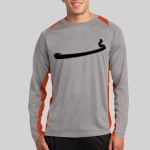 Long Sleeve Heather Colorblock Contender ™ Tee Thumbnail