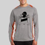 Long Sleeve Heather Colorblock Contender ™ Tee Thumbnail