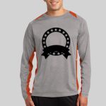 Long Sleeve Heather Colorblock Contender ™ Tee Thumbnail