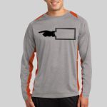 Long Sleeve Heather Colorblock Contender ™ Tee Thumbnail