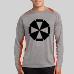 Long Sleeve Heather Colorblock Contender ™ Tee Thumbnail