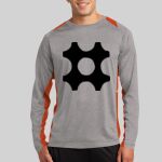 Long Sleeve Heather Colorblock Contender ™ Tee Thumbnail