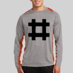 Long Sleeve Heather Colorblock Contender ™ Tee Thumbnail