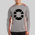 Long Sleeve Heather Colorblock Contender ™ Tee Thumbnail