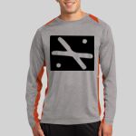 Long Sleeve Heather Colorblock Contender ™ Tee Thumbnail