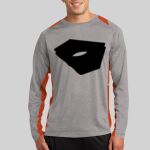 Long Sleeve Heather Colorblock Contender ™ Tee Thumbnail