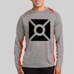 Long Sleeve Heather Colorblock Contender ™ Tee Thumbnail