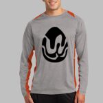 Long Sleeve Heather Colorblock Contender ™ Tee Thumbnail