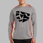 Long Sleeve Heather Colorblock Contender ™ Tee Thumbnail