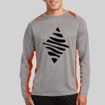 Long Sleeve Heather Colorblock Contender ™ Tee Thumbnail