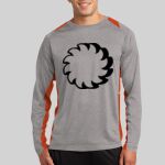 Long Sleeve Heather Colorblock Contender ™ Tee Thumbnail