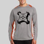 Long Sleeve Heather Colorblock Contender ™ Tee Thumbnail