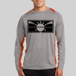 Long Sleeve Heather Colorblock Contender ™ Tee Thumbnail