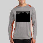 Long Sleeve Heather Colorblock Contender ™ Tee Thumbnail