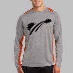 Long Sleeve Heather Colorblock Contender ™ Tee Thumbnail