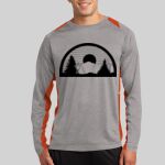 Long Sleeve Heather Colorblock Contender ™ Tee Thumbnail