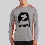 Long Sleeve Heather Colorblock Contender ™ Tee Thumbnail