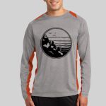 Long Sleeve Heather Colorblock Contender ™ Tee Thumbnail