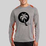 Long Sleeve Heather Colorblock Contender ™ Tee Thumbnail