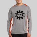 Long Sleeve Heather Colorblock Contender ™ Tee Thumbnail