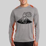 Long Sleeve Heather Colorblock Contender ™ Tee Thumbnail