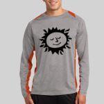 Long Sleeve Heather Colorblock Contender ™ Tee Thumbnail