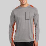 Long Sleeve Heather Colorblock Contender ™ Tee Thumbnail