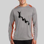 Long Sleeve Heather Colorblock Contender ™ Tee Thumbnail