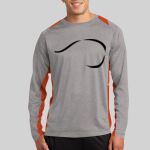 Long Sleeve Heather Colorblock Contender ™ Tee Thumbnail