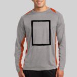 Long Sleeve Heather Colorblock Contender ™ Tee Thumbnail