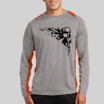 Long Sleeve Heather Colorblock Contender ™ Tee Thumbnail