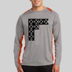 Long Sleeve Heather Colorblock Contender ™ Tee Thumbnail