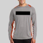 Long Sleeve Heather Colorblock Contender ™ Tee Thumbnail