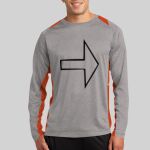 Long Sleeve Heather Colorblock Contender ™ Tee Thumbnail