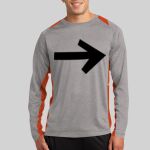 Long Sleeve Heather Colorblock Contender ™ Tee Thumbnail