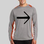 Long Sleeve Heather Colorblock Contender ™ Tee Thumbnail