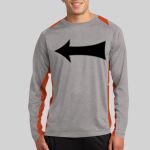Long Sleeve Heather Colorblock Contender ™ Tee Thumbnail