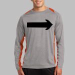 Long Sleeve Heather Colorblock Contender ™ Tee Thumbnail