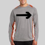 Long Sleeve Heather Colorblock Contender ™ Tee Thumbnail